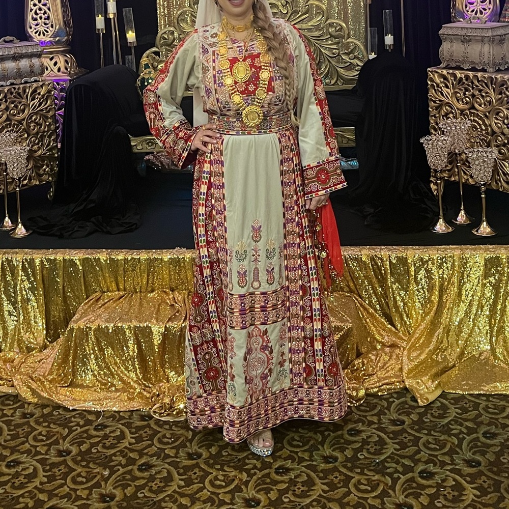 Thowb, Palestinian dress, custom made